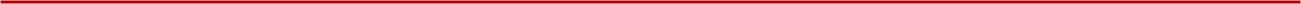 Barre rouge horizontale